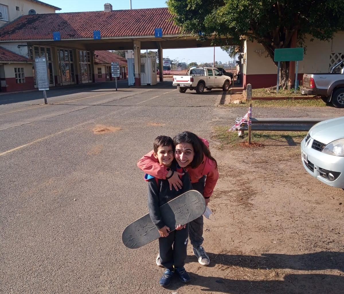 Reencuentro feliz: tras seis meses, Érica volvió a estar con su hijo 